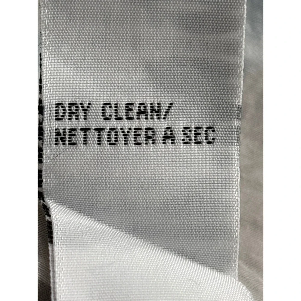 Calvin Klein Silk Cotton Blend Boho Chic Dress Gray Blue Geometric Print‎ Sz6 - Picture 6 of 14